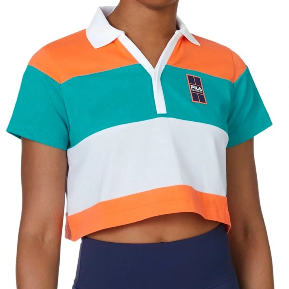 X Dvrx Cropped Polo Shirt - featuring 3 colors - Picture 1 of 3